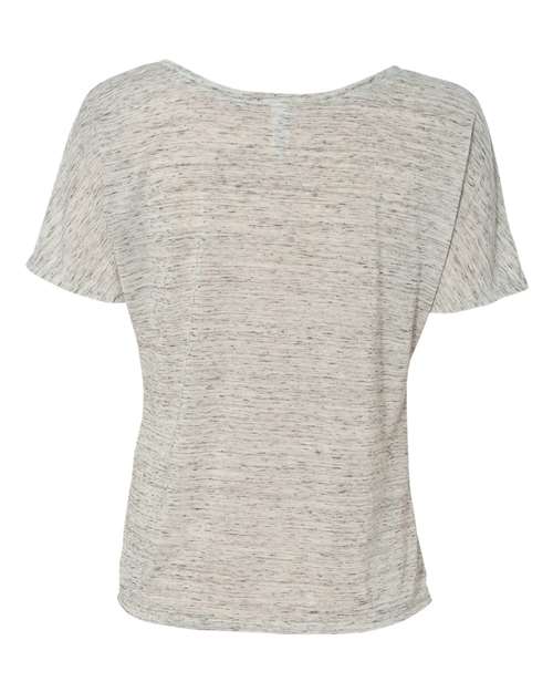 BELLA + CANVAS 8816 Women’s Slouchy Tee - White Marble - back