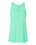 BELLA + CANVAS 8800 Women's Flowy Racerback Tank - Mint - front