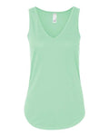 BELLA + CANVAS 8805 Women's Flowy V-Neck Tank - Mint - front
