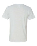 Bella + Canvas 3415 Triblend V-Neck Tee - White Fleck Triblend - back