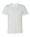 Bella + Canvas 3415 Triblend V-Neck Tee - White Fleck Triblend - front