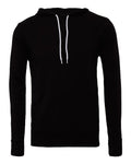 Bella+Canvas 3719 Unisex Sponge Fleece Pullover Hoodie - Black - front