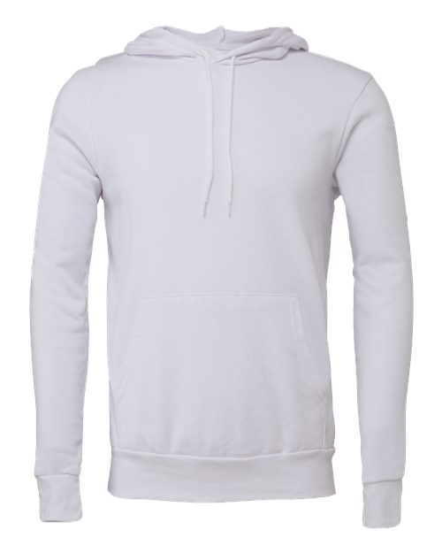 Bella+Canvas BC3719 Unisex Sponge Fleece Pullover Hoodie - White - front