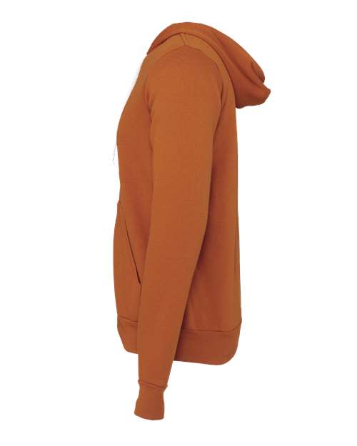 Bella + Canvas 3739 Sponge Fleece Full-Zip Hoodie Sweatshirt - Autumn - side