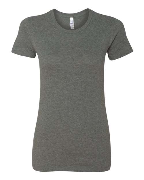 Bella + Canvas 6004 Women's Slim Fit Tee - Deep Heather - front