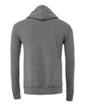 Bella+Canvas 3719 Unisex Sponge Fleece Pullover Hoodie - Deep Heather - back