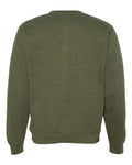Independent Trading Co. SS3000 Midweight Crewneck Sweatshirt - Army Heather - back