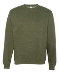 Independent Trading Co. SS3000 Midweight Crewneck Sweatshirt - Army Heather - flat front