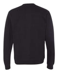 Independent Trading Co. SS3000 Midweight Crewneck Sweatshirt - Black - back