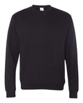 Independent Trading Co. SS3000 Midweight Crewneck Sweatshirt - Black - flat front