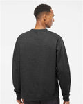 Independent Trading Co. SS3000 Midweight Crewneck Sweatshirt - Charcoal Heather - model back