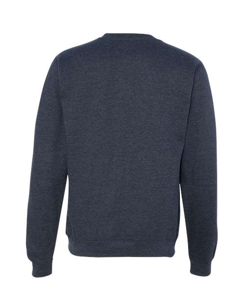 Independent Trading Co. SS3000 Midweight Crewneck Sweatshirt - Classic Navy Heather - back