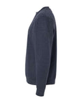 Independent Trading Co. SS3000 Midweight Crewneck Sweatshirt - Classic Navy Heather - side