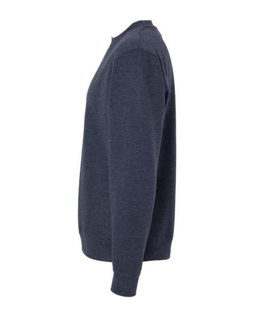 Independent Trading Co. SS3000 Midweight Crewneck Sweatshirt - Classic Navy Heather - side