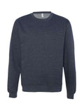 Independent Trading Co. SS3000 Midweight Crewneck Sweatshirt - Classic Navy Heather - flat front