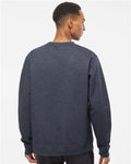 Independent Trading Co. SS3000 Midweight Crewneck Sweatshirt - Classic Navy Heather - model back