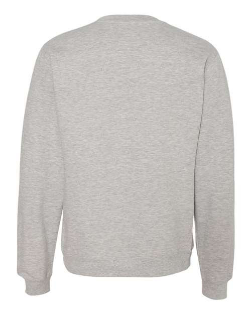 Independent Trading Co. SS3000 Midweight Crewneck Sweatshirt - Grey Heather - back