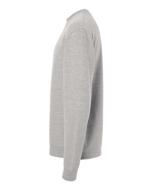 Independent Trading Co. SS3000 Midweight Crewneck Sweatshirt - Grey Heather - side