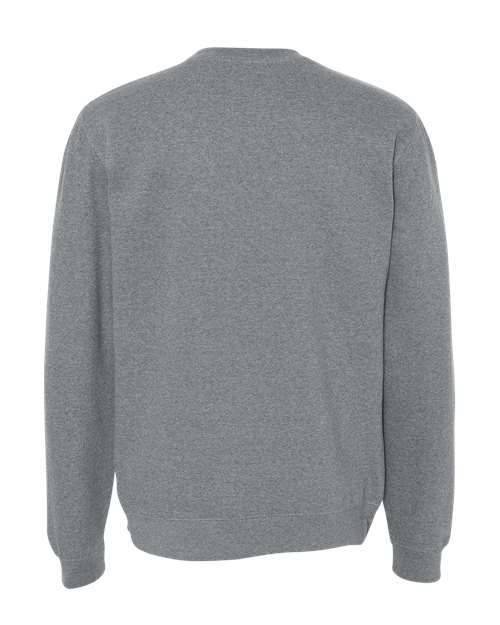 Independent Trading Co. SS3000 Midweight Crewneck Sweatshirt - Gunmetal Heather - back