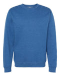 Independent Trading Co. SS3000 Midweight Crewneck Sweatshirt - Royal Heather - flat front
