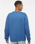 Independent Trading Co. SS3000 Midweight Crewneck Sweatshirt - Royal Heather - model back