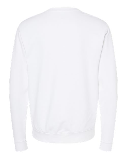 Independent Trading Co. SS3000 Midweight Crewneck Sweatshirt - White - back