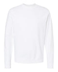 Independent Trading Co. SS3000 Midweight Crewneck Sweatshirt - White - flat front