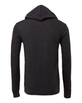 Bella+Canvas 3719 Unisex Sponge Fleece Pullover Hoodie - Dark Grey Heather - back