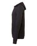 Bella+Canvas 3719 Unisex Sponge Fleece Pullover Hoodie - Dark Grey Heather - side