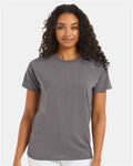Hanes 5170 Unisex EcoSmart T-Shirt - Oxford Grey - model front