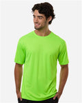 Badger 4120 Men's B-Core Sport Shoulders T-Shirt - Lime - model front