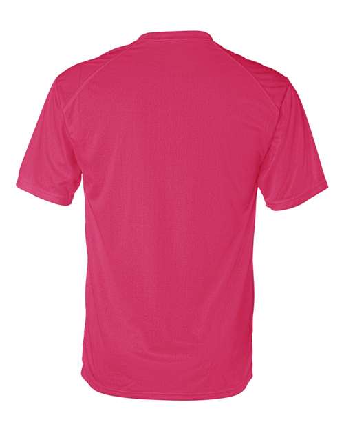 Badger 4120 Men's B-Core Sport Shoulders T-Shirt - Hot Coral - back
