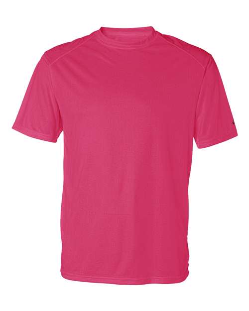Badger 4120 Men's B-Core Sport Shoulders T-Shirt - Hot Coral - front