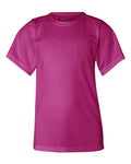 Badger 2120 Youth B-Core T-Shirt - Hot Pink - front