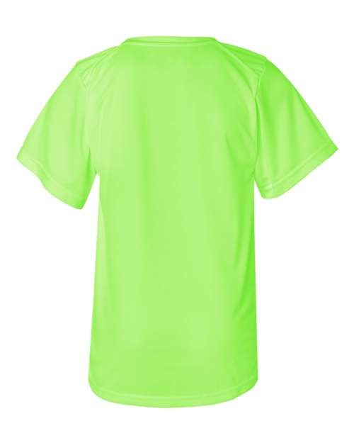 Badger 2120 Youth B-Core T-Shirt - Lime - back
