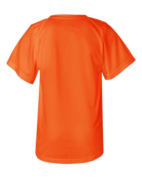 Badger 2120 Youth B-Core T-Shirt - Safety Orange - back