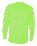 Badger 4104 Unisex B-Core Long Sleeve T-Shirt - Lime - back