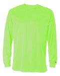 Badger 4104 Unisex B-Core Long Sleeve T-Shirt - Lime - front