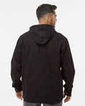 DRI DUCK 5090 Men's Laredo Boulder Cloth Canvas Jacket with Thermal Lining - Black - model back