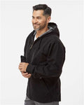 DRI DUCK 5090 Men's Laredo Boulder Cloth Canvas Jacket with Thermal Lining - Black - model side