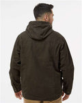 DRI DUCK 5090 Men's Laredo Boulder Cloth Canvas Jacket with Thermal Lining - Tobacco - model back
