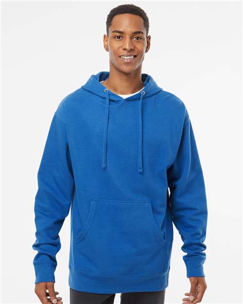 Independent Trading Co. SS4500 Midweight Hooded Sweatshirt - Royal - model front