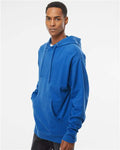Independent Trading Co. SS4500 Midweight Hooded Sweatshirt - Royal - model side