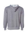 Independent Trading Co. SS4500 Midweight Hooded Sweatshirt - Gunmetal Heather - back