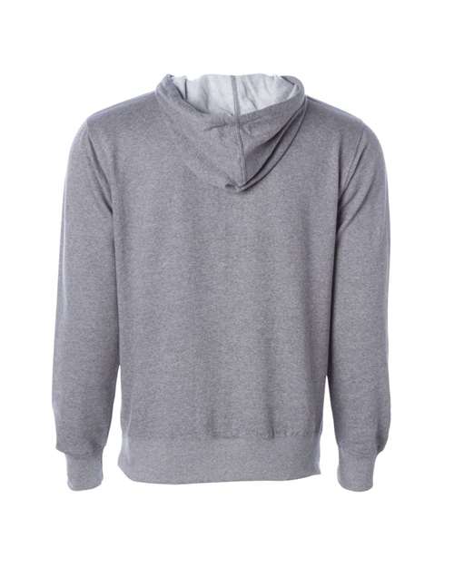 Independent Trading Co. SS4500 Midweight Hooded Sweatshirt - Gunmetal Heather - back