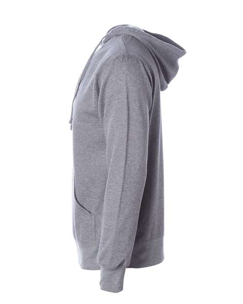 Independent Trading Co. SS4500 Midweight Hooded Sweatshirt - Gunmetal Heather - side