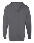 Independent Trading Co. SS4500 Midweight Hooded Sweatshirt - Charcoal - back