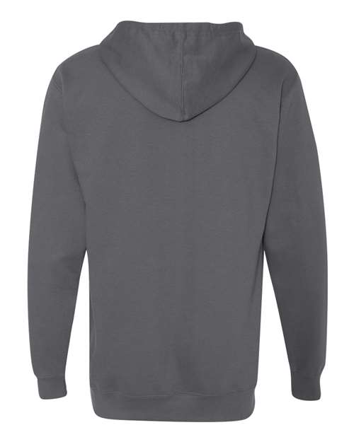 Independent Trading Co. SS4500 Midweight Hooded Sweatshirt - Charcoal - back