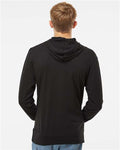 Independent Trading Co. SS150J Unisex Lightweight Hooded Pullover T-Shirt - Black - model back