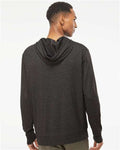 Independent Trading Co. SS150J Unisex Lightweight Hooded Pullover T-Shirt - Charcoal Heather - model back